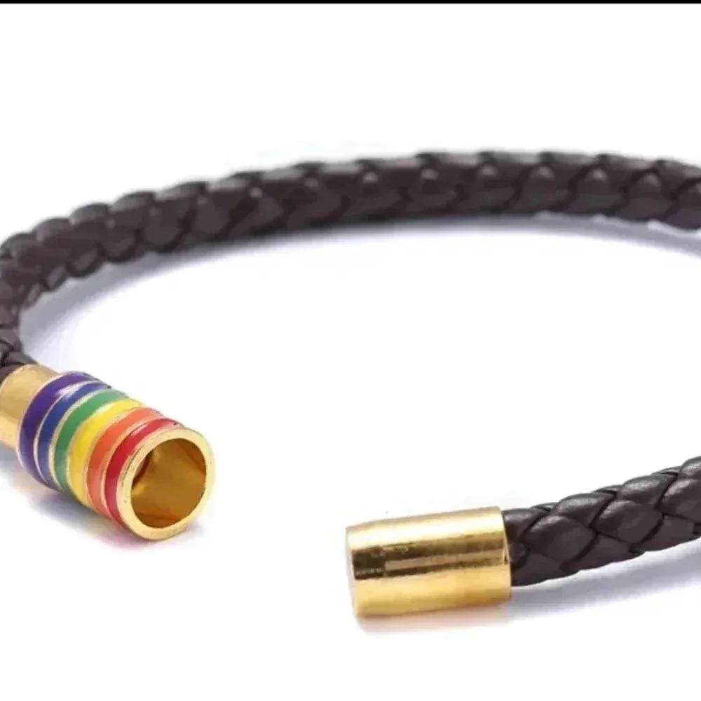 Lbgt Pride rainbow hot love MEGNET Bracelet